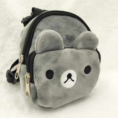 Petit sac a dos pour petit animal de compagnie peux introduire buiscuit et petit sac et peigne. - WOOF TOUT