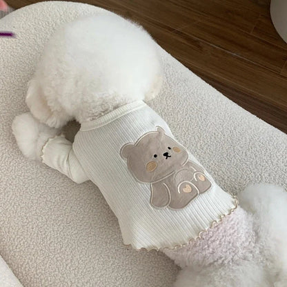 Petite chandail avec des petits animaux et de couleur pour petit animal de compagnie . - WOOF TOUT