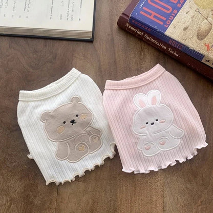 Petite chandail avec des petits animaux et de couleur pour petit animal de compagnie . - WOOF TOUT