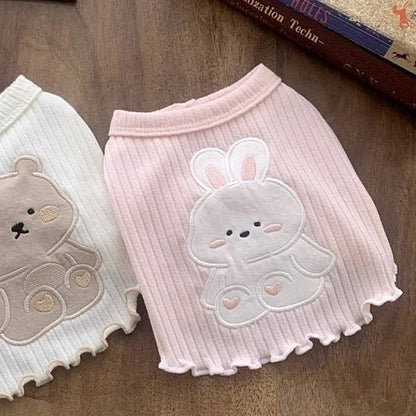 Petite chandail avec des petits animaux et de couleur pour petit animal de compagnie . - WOOF TOUT