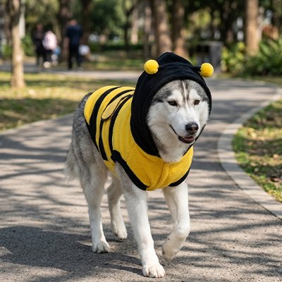 Pull chien  Protection tête et oreilles contre le froid avec finitions douces