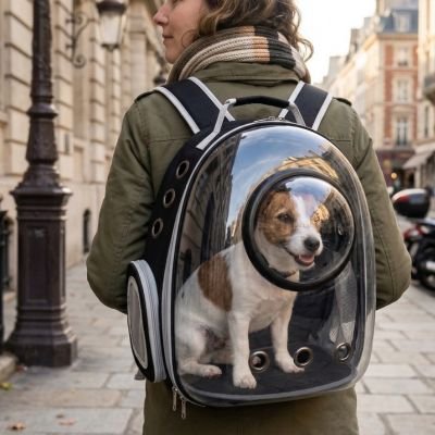 Sac a dos chien securite confortable