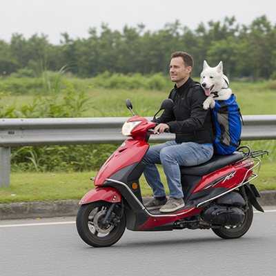Sac à dos pour Chien Peut être porté sur le dos comme un sac à dos classique ou tenu à la main 