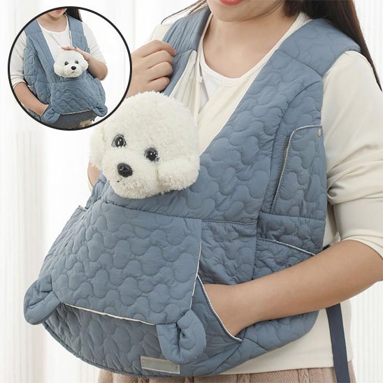 sac de transport chien Design mains-libres: Libère les bras tout en gardant l'animal proche et rassuré