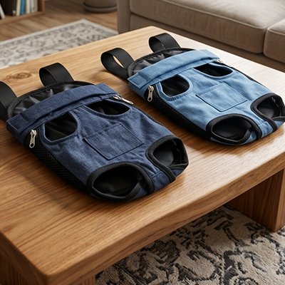 Sac de transport Chien Proposé en bleu clair et bleu marine pour s'adapter aux préférences de chacun