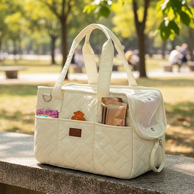 Sac de transport pour chien Matière lavable permettant un nettoyage régulier et hygiénique 
