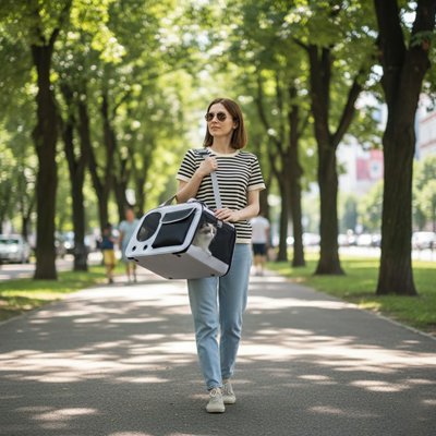 Sac de transport pour Chien Poignées ergonomiques renforcées