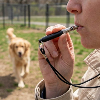 Sifflet ultrason pour chien Émet un son à haute fréquence audible par les chiens