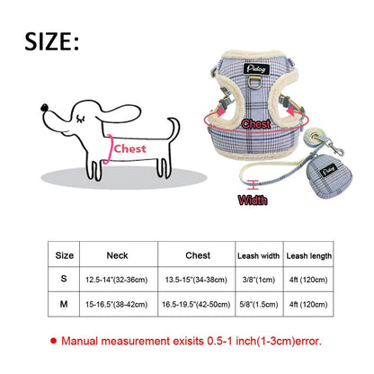 Un très beau harnesses très bien ajuster sur votre petit chien. - WOOF TOUT