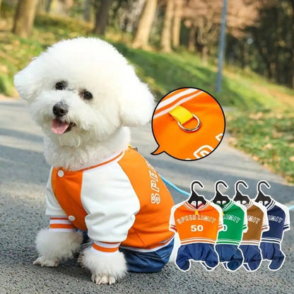 Veston de sport avec anneau pour petits chiens - WOOF TOUT